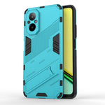 Punk Armor 2 in 1 PC + custodia per telefono in TPU con supporto, For Realme C67 4G Global, For Realme 11 4G Global, For Realme C53 4G