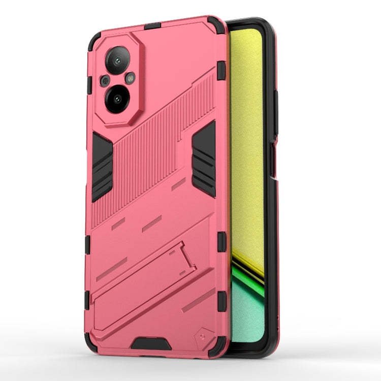Punk Armor 2 in 1 PC + custodia per telefono in TPU con supporto, For Realme C67 4G Global, For Realme 11 4G Global, For Realme C53 4G