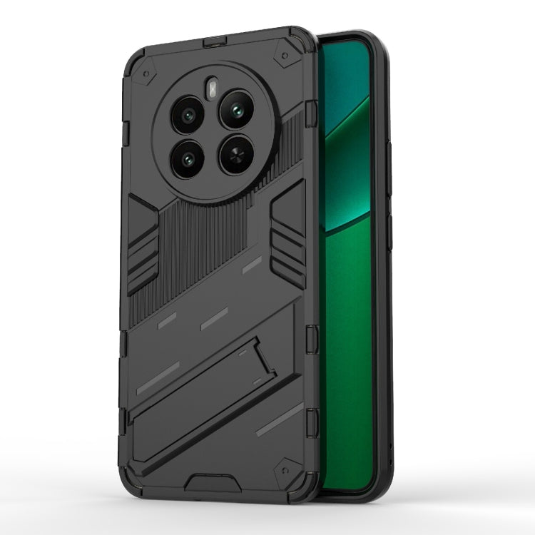 Punk Armor 2 in 1 PC + custodia per telefono in TPU con supporto, For Realme 12 5G Global, For Realme 12+ 5G Global, For Realme 12 Pro 5G Global