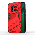 Punk Armor 2 in 1 PC + custodia per telefono in TPU con supporto, For Realme 12 5G Global, For Realme 12+ 5G Global, For Realme 12 Pro 5G Global