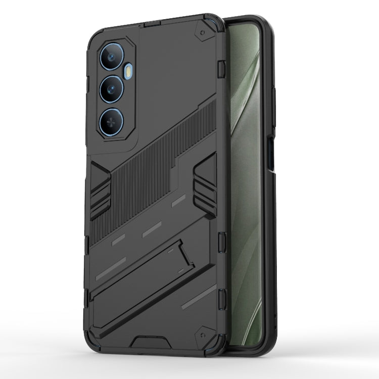 Punk Armor 2 in 1 PC + custodia per telefono in TPU con supporto, For Realme C65 4G Global