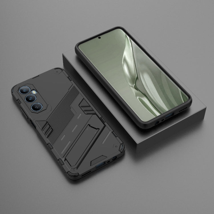 Punk Armor 2 in 1 PC + custodia per telefono in TPU con supporto, For Realme C65 4G Global