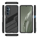 Punk Armor 2 in 1 PC + custodia per telefono in TPU con supporto, For Realme C65 4G Global