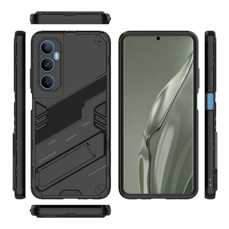 Punk Armor 2 in 1 PC + custodia per telefono in TPU con supporto, For Realme C65 4G Global