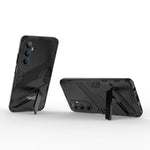 Punk Armor 2 in 1 PC + custodia per telefono in TPU con supporto, For Realme C65 4G Global
