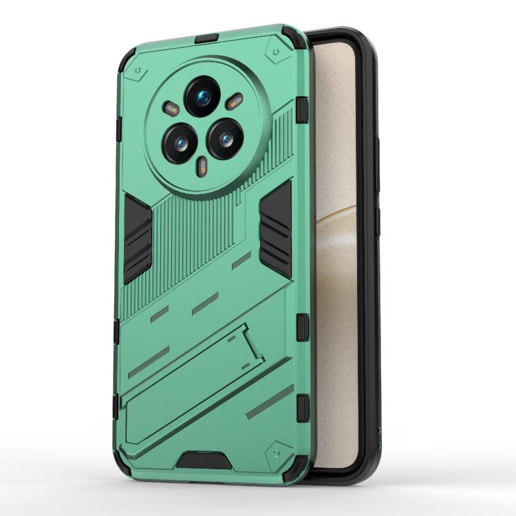 Punk Armor 2 in 1 PC + custodia per telefono in TPU con supporto, For Realme 15 Pro 5G Global, For Realme 15 5G Global, For Realme 14 Pro+ 5G