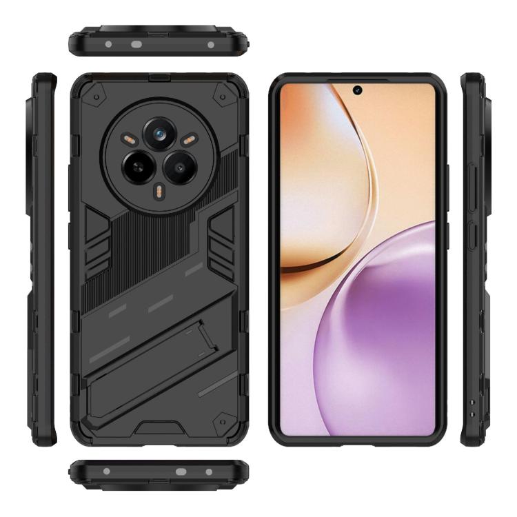Punk Armor 2 in 1 PC + custodia per telefono in TPU con supporto, For Realme 14 Pro 5G Global, For Realme 13 Pro 5G Global, For Realme C63 4G Global