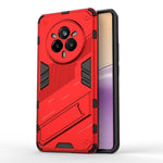 Punk Armor 2 in 1 PC + custodia per telefono in TPU con supporto, For Realme 14 Pro 5G Global, For Realme 13 Pro 5G Global, For Realme C63 4G Global