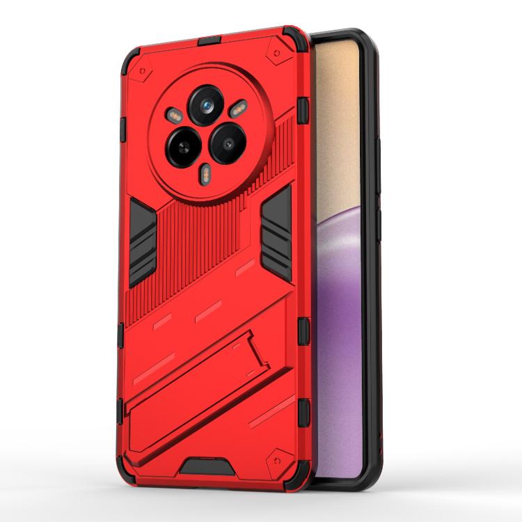 Punk Armor 2 in 1 PC + custodia per telefono in TPU con supporto, For Realme 14 Pro 5G Global, For Realme 13 Pro 5G Global, For Realme C63 4G Global