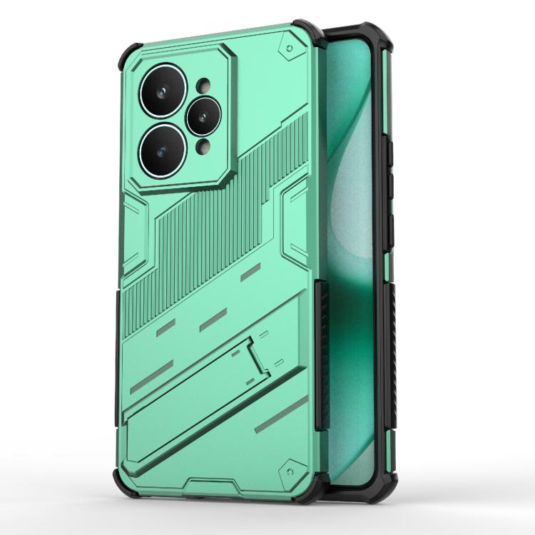 Punk Armor 2 in 1 PC + custodia per telefono in TPU con supporto, For Realme 15 Pro 5G Global, For Realme 15 5G Global, For Realme 14 Pro+ 5G