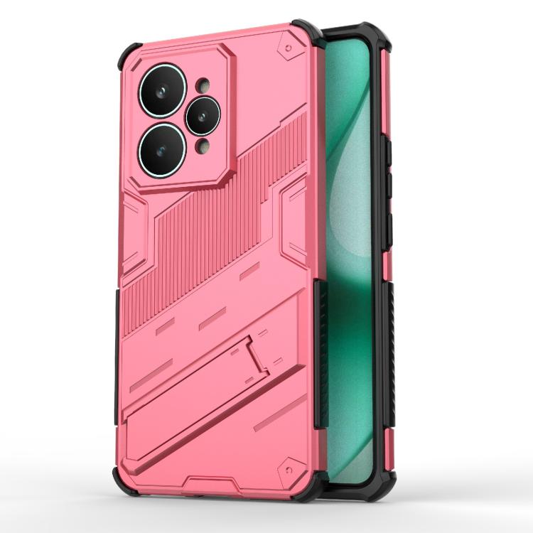 Punk Armor 2 in 1 PC + custodia per telefono in TPU con supporto, For Realme 15 Pro 5G Global, For Realme 15 5G Global, For Realme 14 Pro+ 5G