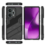 Punk Armor 2 in 1 PC + custodia per telefono in TPU con supporto, For Realme 15 Pro 5G Global, For Realme 15 5G Global, For Realme 14 Pro+ 5G