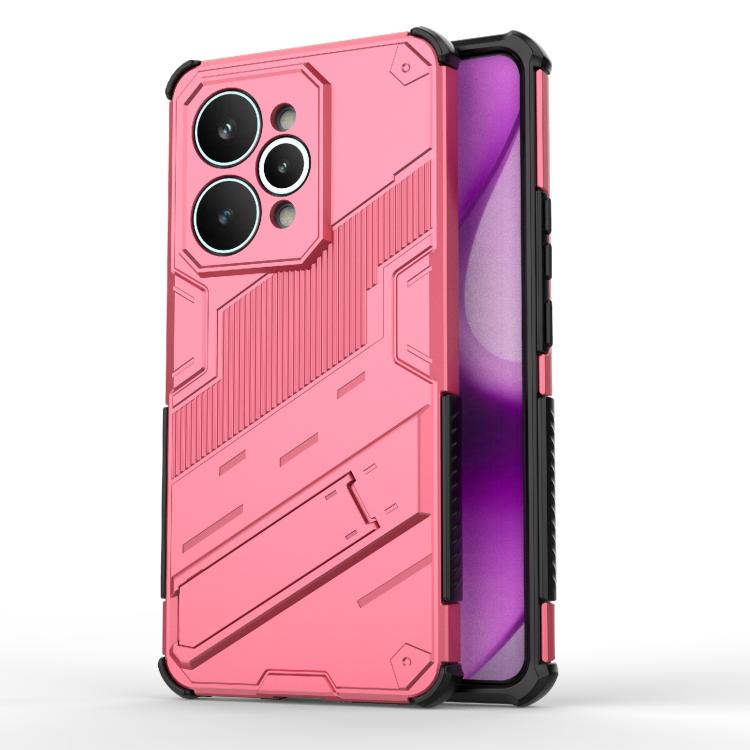 Punk Armor 2 in 1 PC + custodia per telefono in TPU con supporto, For Realme 15 Pro 5G Global, For Realme 15 5G Global, For Realme 14 Pro+ 5G
