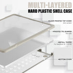 Custodia protettiva traslucida per MacBook Air 13.6" 2022-2025