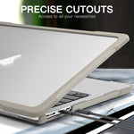 Custodia protettiva traslucida per MacBook Air 13.6" 2022-2025