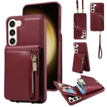 Custodia portafoglio in pelle TPU per Samsung Galaxy