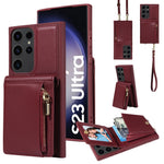 Custodia portafoglio in pelle TPU per Samsung Galaxy
