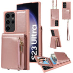 Custodia portafoglio in pelle TPU per Samsung Galaxy
