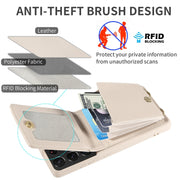 Custodia portafoglio in pelle TPU con cordino per Galaxy S21 Ultr