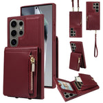 Custodia portafoglio in pelle TPU per Samsung Galaxy