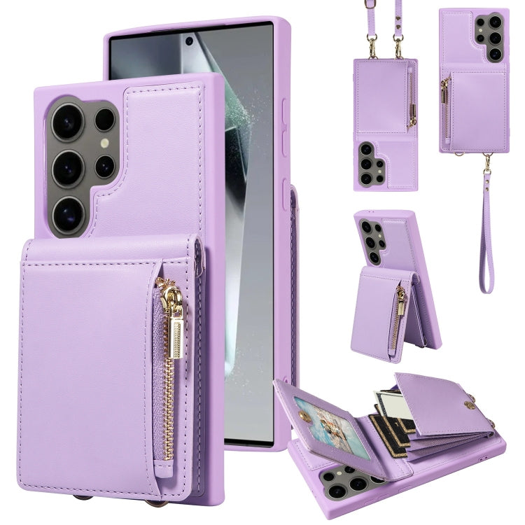 Custodia portafoglio in pelle TPU per Samsung Galaxy