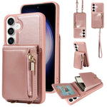 Custodia portafoglio in pelle TPU per Samsung Galaxy
