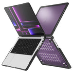 Custodia protettiva traslucida per MacBook Pro 14,2" e 13,3"