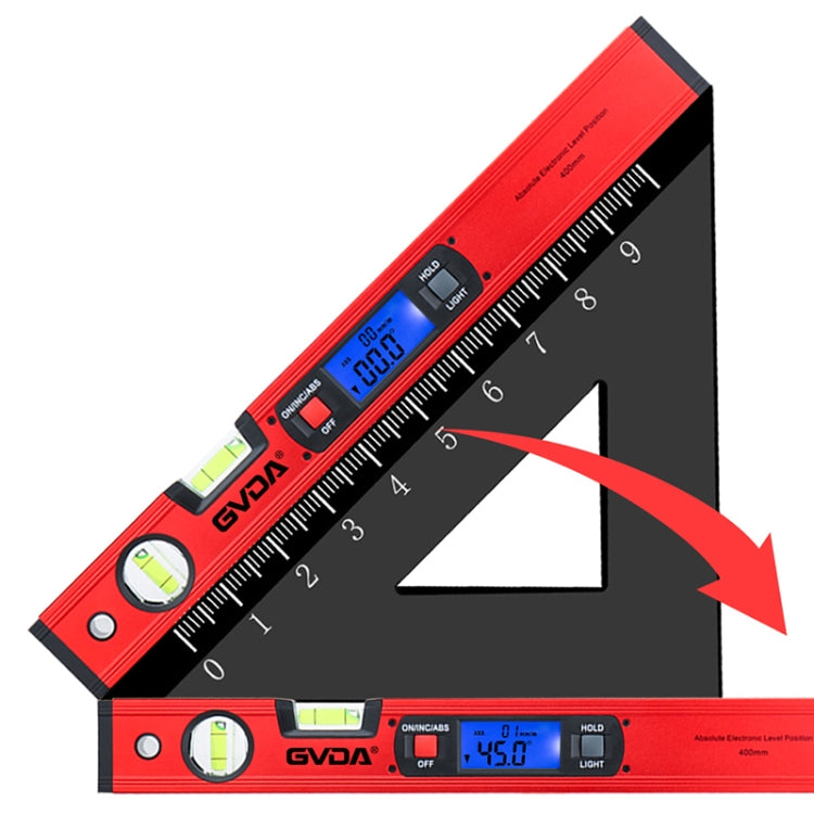 Livella digitale GVDA GD-H400M 360° con magnete