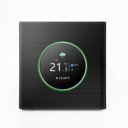 Termostato per riscaldamento elettrico con manopola intelligente 95-240 V CA 16 A con sensore interno e connessione WiFi, BHT-7000-GBLW