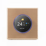 Termostato per riscaldamento elettrico con manopola intelligente 95-240 V CA 16 A con sensore interno e connessione WiFi, BHT-7000-GBLW
