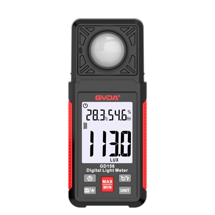 GVDA GD158 200000Lux Digital Light Meter Tester Luminosità Fotometro