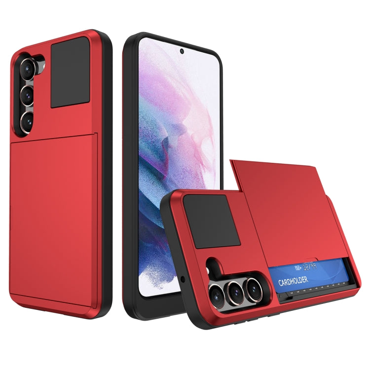 Custodia smartphone con slot per schede compatibile Samsung