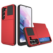Custodia smartphone con slot per schede compatibile Samsung