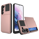 Custodia smartphone con slot per schede compatibile Samsung