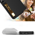 Custodia smartphone con slot per schede compatibile Samsung