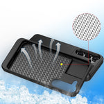 Custodia smartphone con slot per schede compatibile Samsung