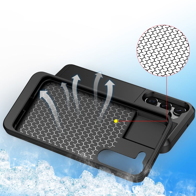 Custodia smartphone con slot per schede compatibile Samsung