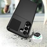 Custodia smartphone con slot per schede compatibile Samsung