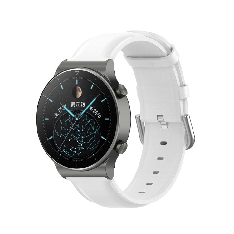 Cinturino per orologio in pelle a coda tonda, For Huawei Watch 4 / Watch 4 Pro