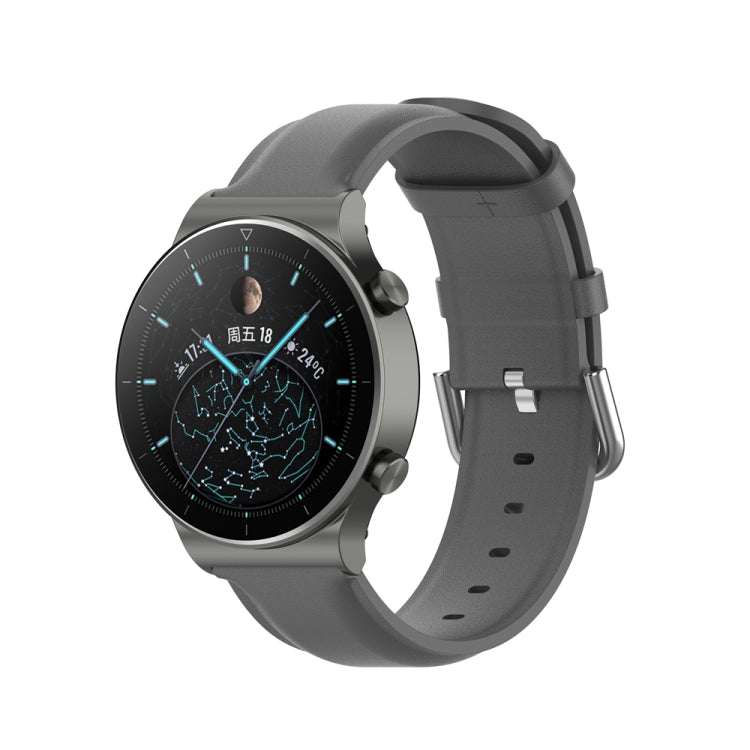 Cinturino per orologio in pelle a coda tonda, For Huawei Watch 4 / Watch 4 Pro