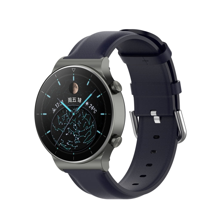 Cinturino per orologio in pelle a coda tonda, For Huawei Watch 4 / Watch 4 Pro