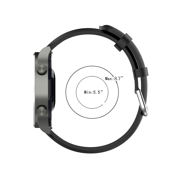 Cinturino per orologio in pelle a coda tonda, For Huawei Watch 4 / Watch 4 Pro