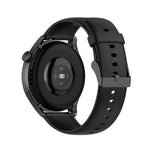 Cinturino per orologio con fibbia nera in acciaio inossidabile in silicone tinta unita, Black Buckle