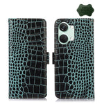 Custodia per telefono in pelle di vacchetta di coccodrillo, For OnePlus Nord CE4 5G Global, For OnePlus Ace 3 / 12R, For OnePlus Ace 2 Pro, For OnePlus Nord CE3 5G, For OnePlus Nord 3 / Ace 2V