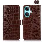Custodia per telefono in pelle di vacchetta di coccodrillo, For OnePlus Nord CE4 5G Global, For OnePlus Ace 3 / 12R, For OnePlus Ace 2 Pro, For OnePlus Nord CE3 5G, For OnePlus Nord 3 / Ace 2V