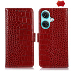 Custodia per telefono in pelle di vacchetta di coccodrillo, For OnePlus Nord CE4 5G Global, For OnePlus Ace 3 / 12R, For OnePlus Ace 2 Pro, For OnePlus Nord CE3 5G, For OnePlus Nord 3 / Ace 2V