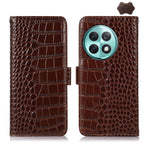 Custodia per telefono in pelle di vacchetta di coccodrillo, For OnePlus Nord CE4 5G Global, For OnePlus Ace 3 / 12R, For OnePlus Ace 2 Pro, For OnePlus Nord CE3 5G, For OnePlus Nord 3 / Ace 2V