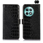 Custodia per telefono in pelle di vacchetta di coccodrillo, For OnePlus Nord CE4 5G Global, For OnePlus Ace 3 / 12R, For OnePlus Ace 2 Pro, For OnePlus Nord CE3 5G, For OnePlus Nord 3 / Ace 2V