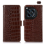Custodia per telefono in pelle di vacchetta di coccodrillo, For OnePlus Nord CE4 5G Global, For OnePlus Ace 3 / 12R, For OnePlus Ace 2 Pro, For OnePlus Nord CE3 5G, For OnePlus Nord 3 / Ace 2V