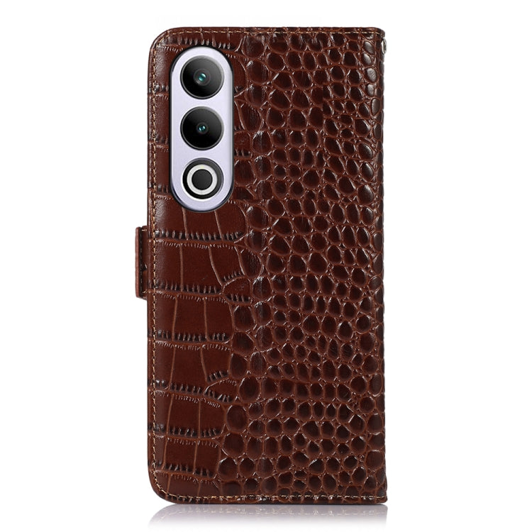 Custodia per telefono in pelle di vacchetta di coccodrillo, For OnePlus Nord CE4 5G Global, For OnePlus Ace 3 / 12R, For OnePlus Ace 2 Pro, For OnePlus Nord CE3 5G, For OnePlus Nord 3 / Ace 2V